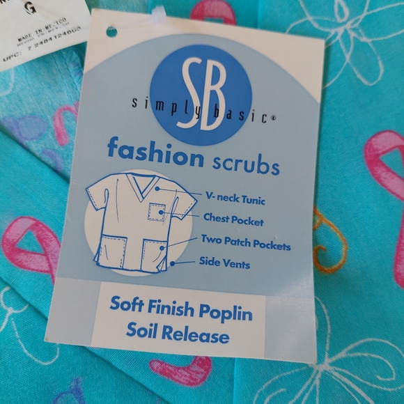 SIMPLY BASIC SB fashion scrub NWT - Picture 8 of 9